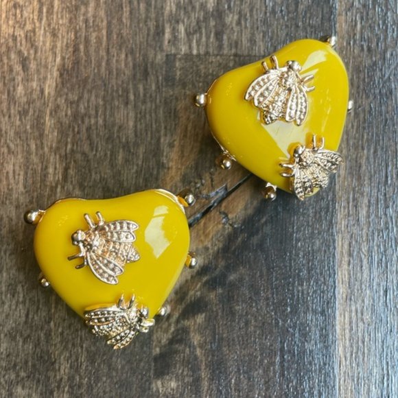 Anthropologie Jewelry - Athro Insect on THE HEART Earrings